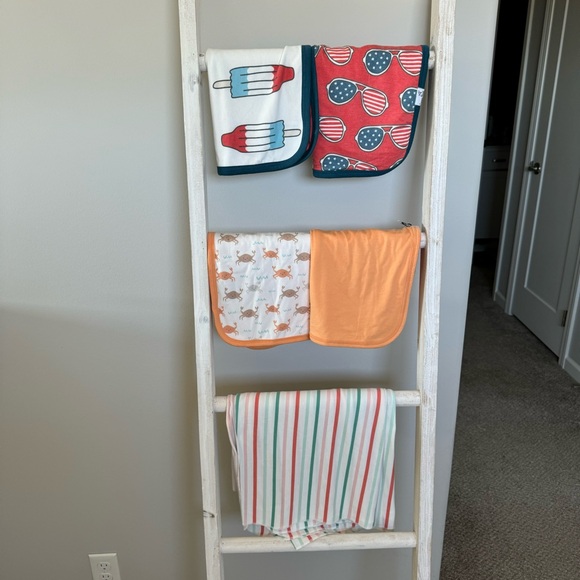 Bundle Copper Pearl Lovey and Swaddle Blankets - Picture 1 of 4